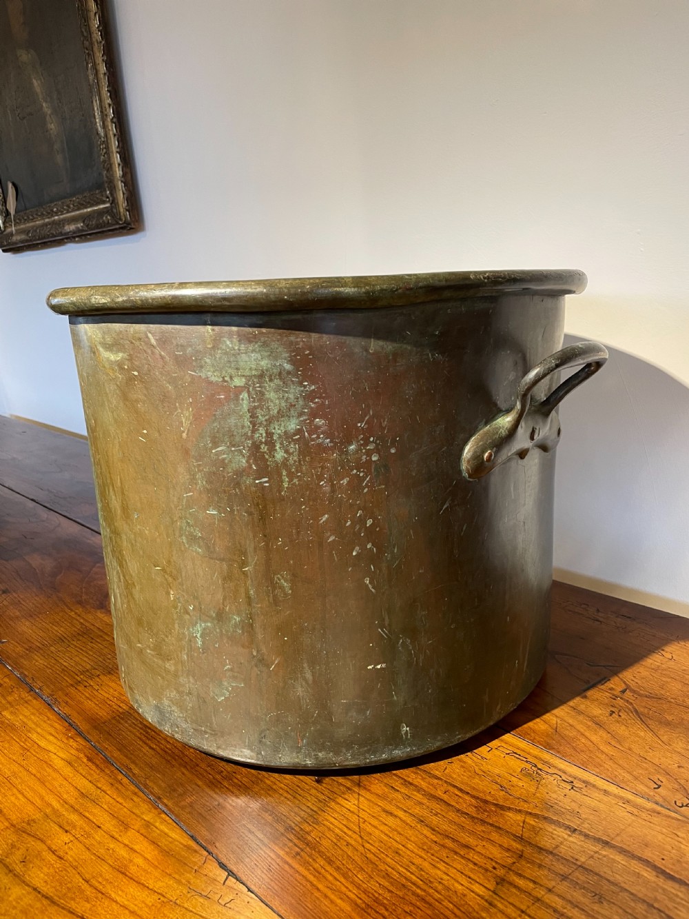 Copper log bin  View II