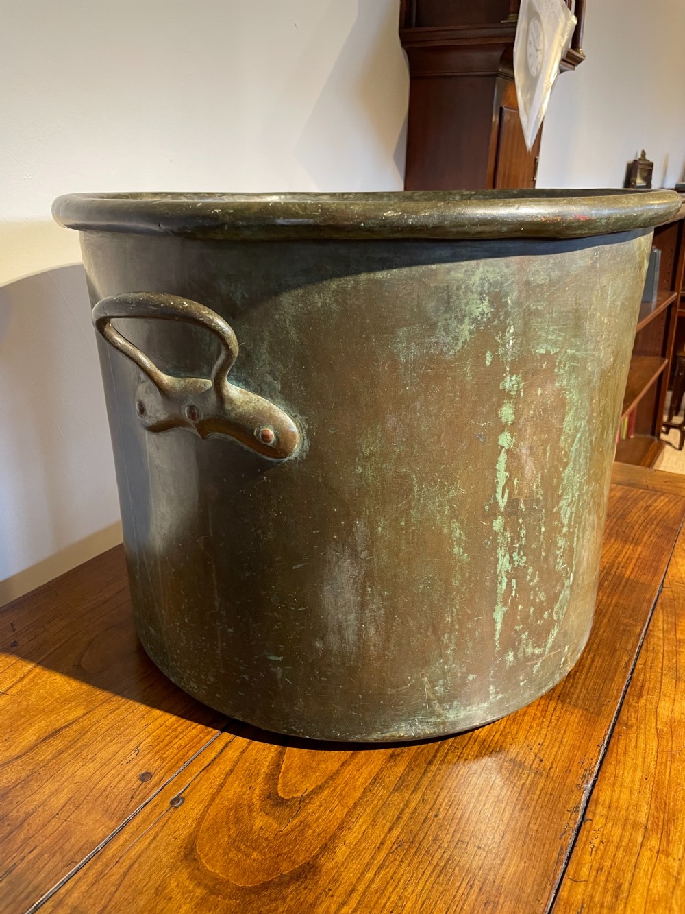 Copper log bin  View III