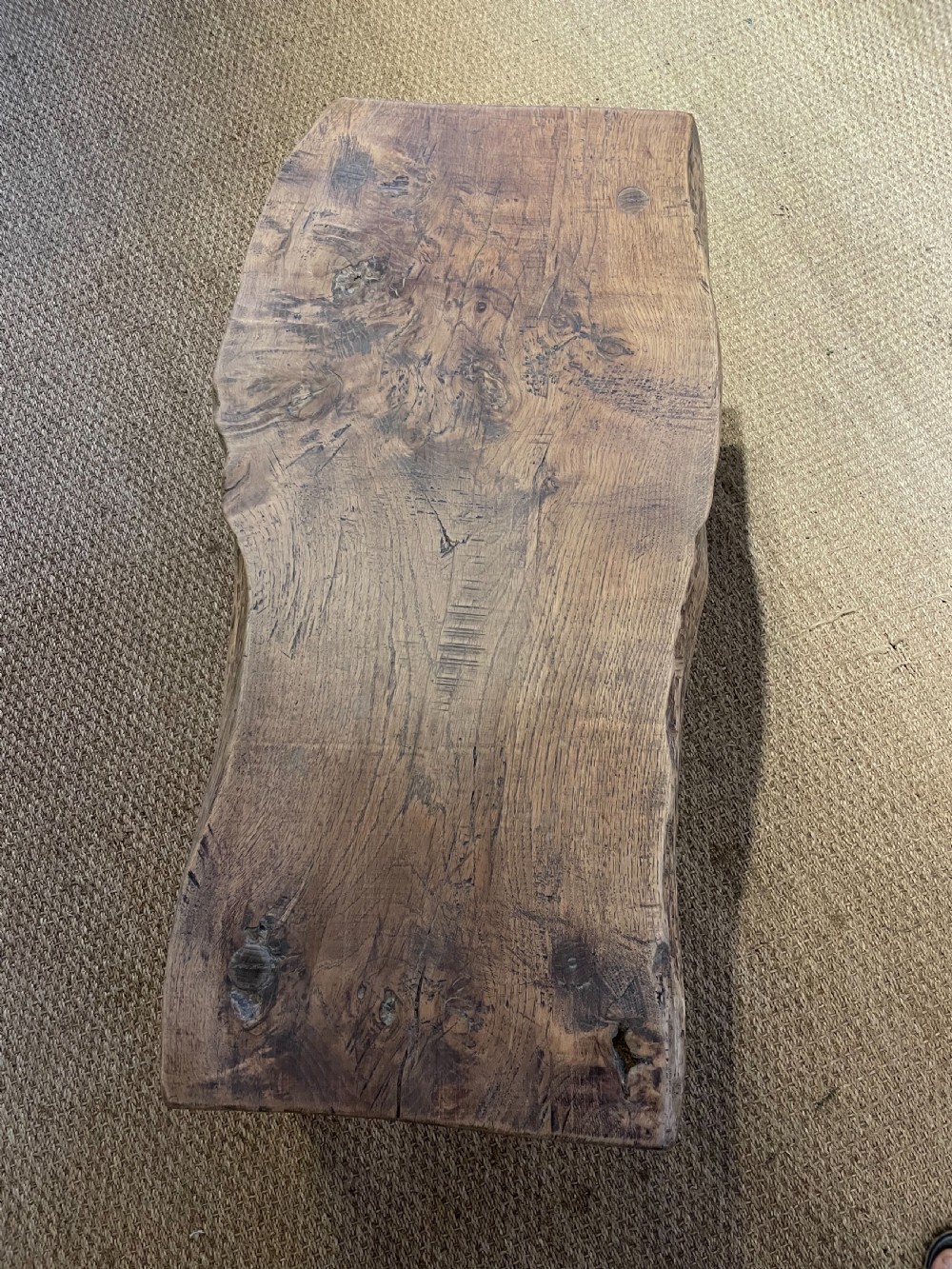 Rustic oak coffee table  View V