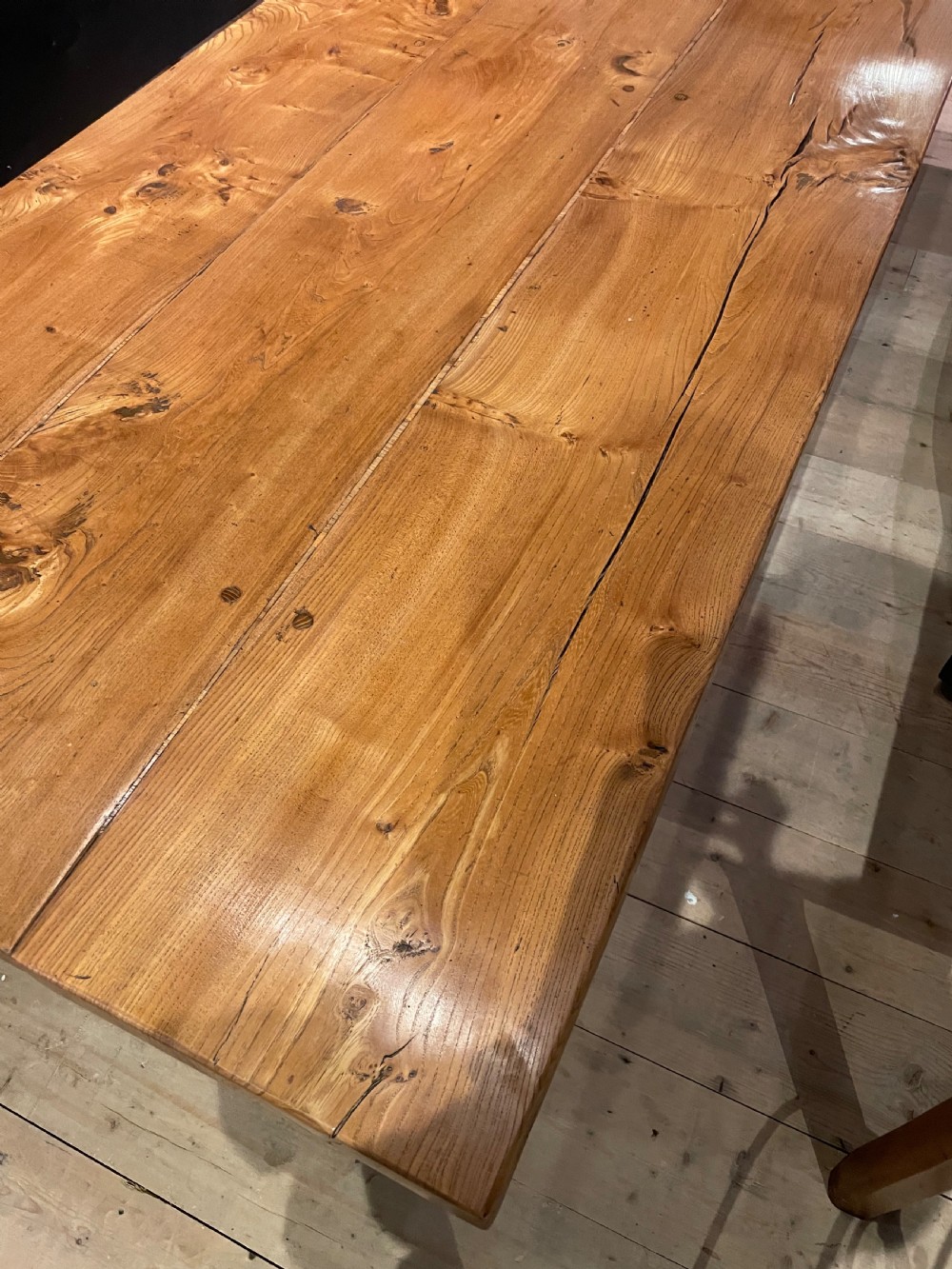 Elm refectory table  View VI
