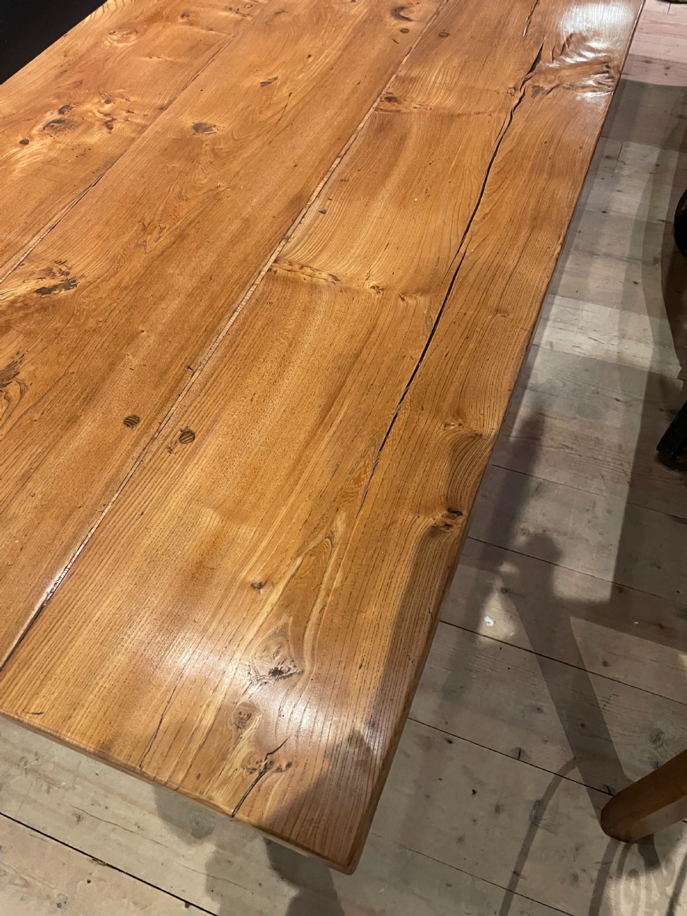 Elm refectory table  View VIII