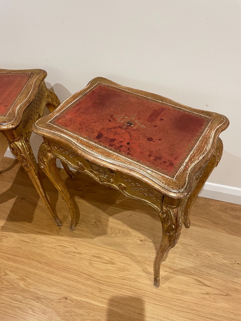 Pair of side tables / lamp tables  View II