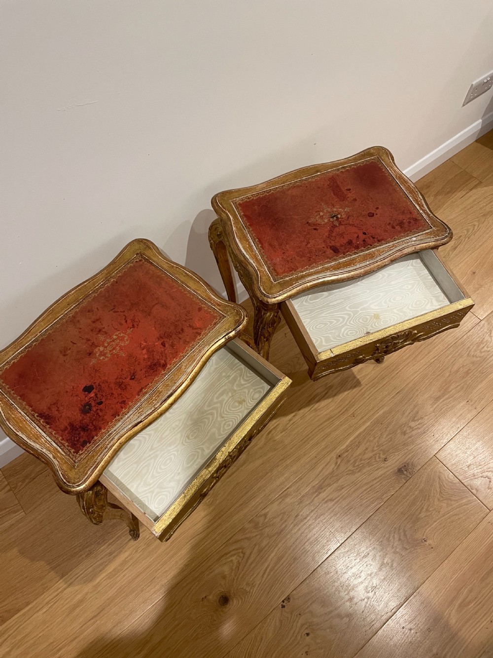 Pair of side tables / lamp tables  View III