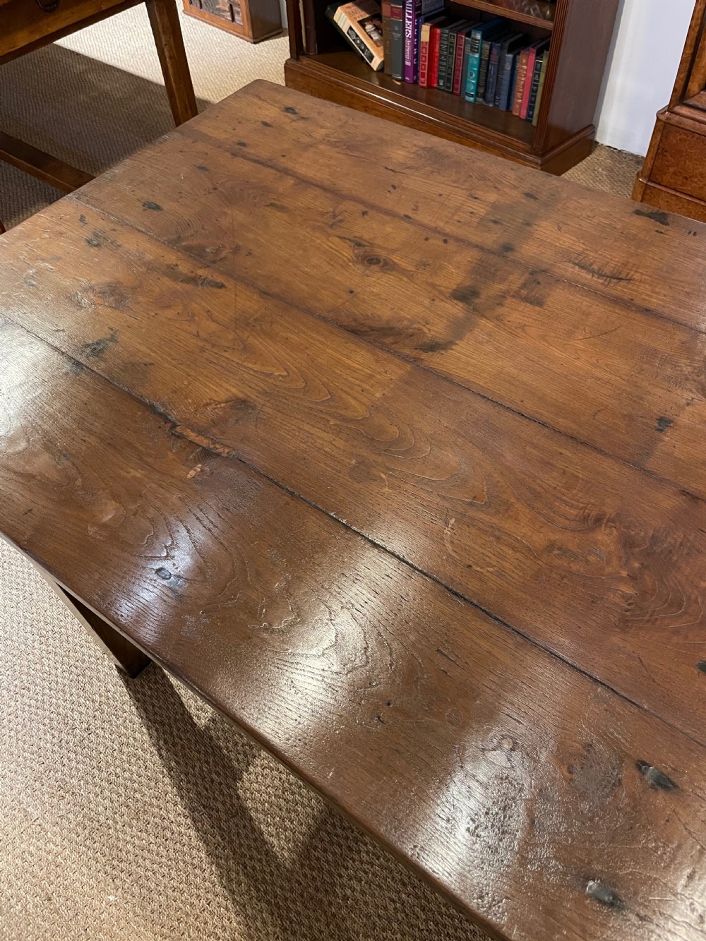 Long chestnut farmhouse table 10ft
 View VIII