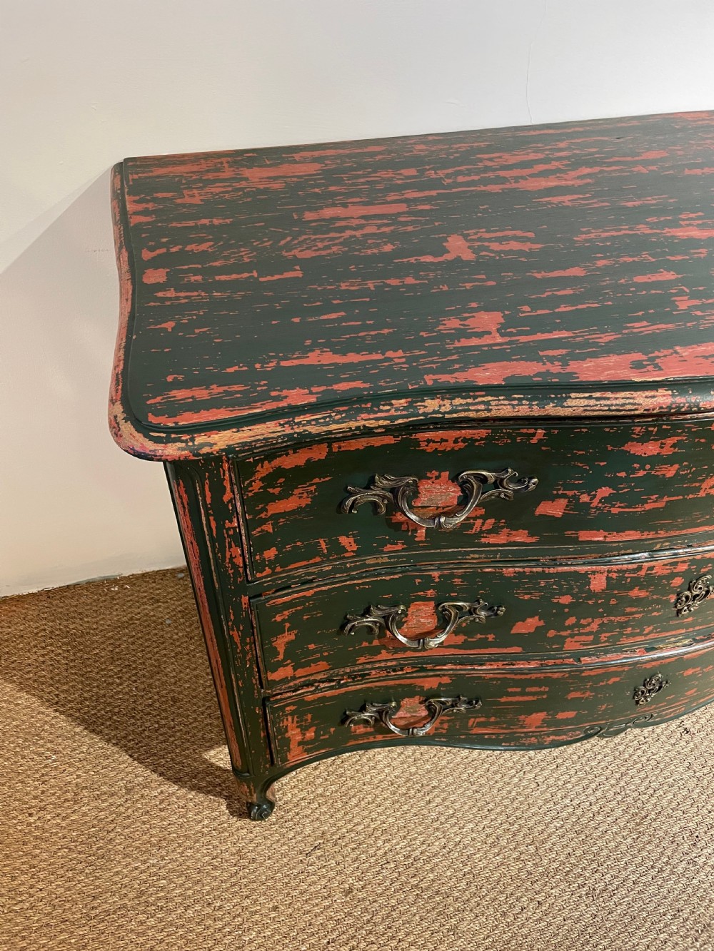 19th century painted chest of drawers  View VII