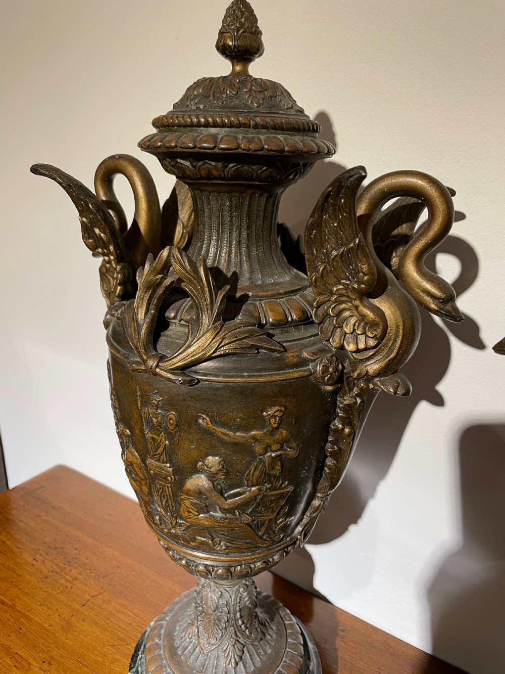 Two Spelter urns  View IV