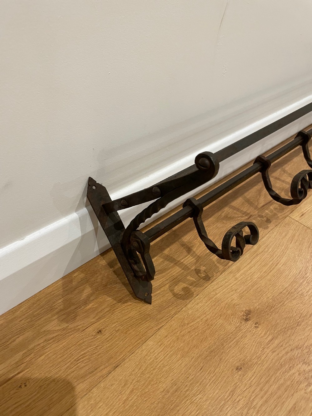 Early 20th century hat and coat rack  View V