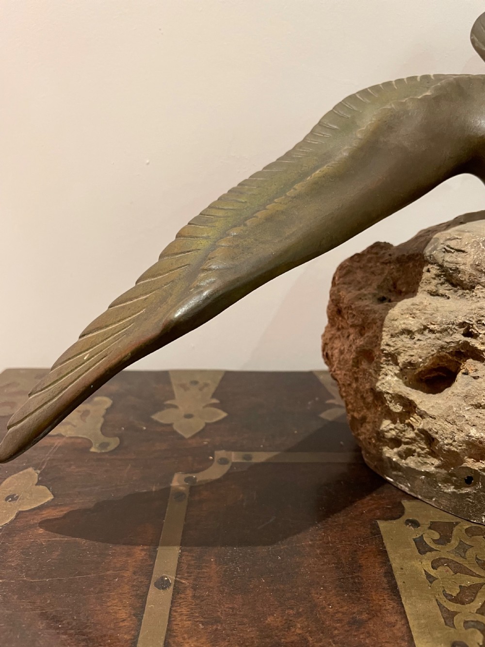 Art Deco bronze seabird “ Gh Laurent “ View IV