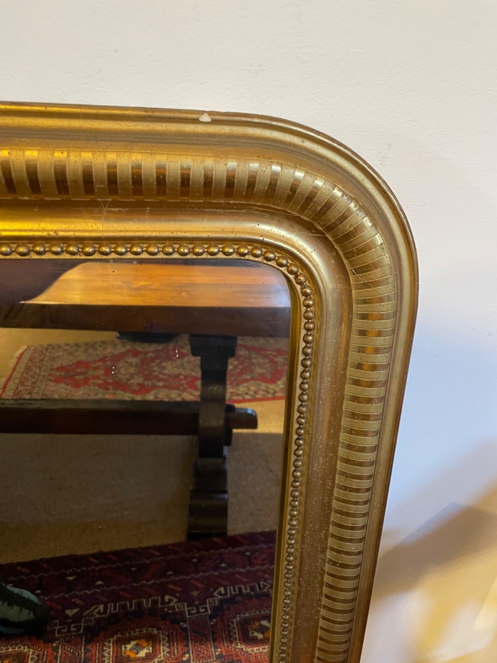 Antique gilt mirror 116 x 80 cms 
 View II