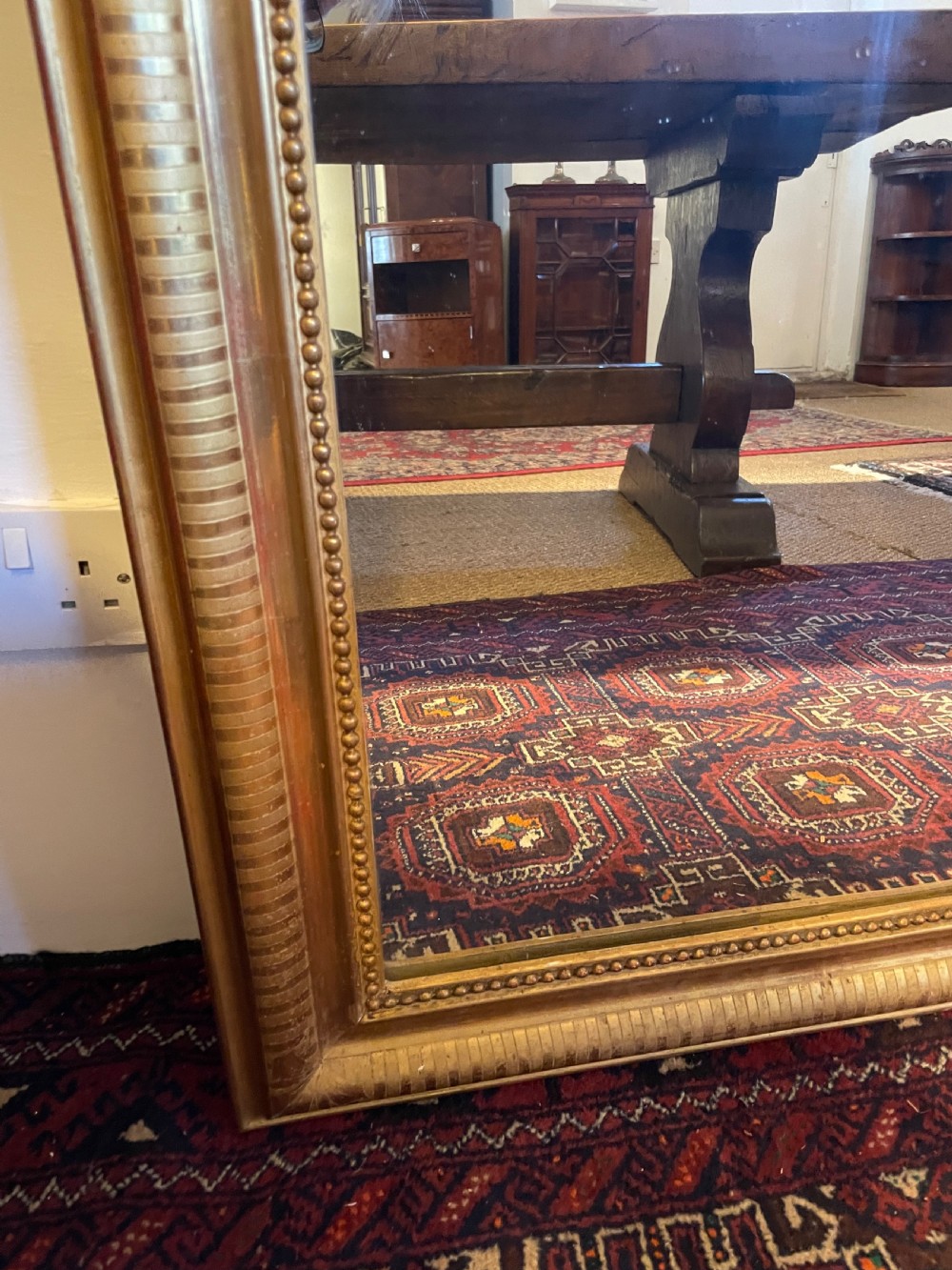 Antique gilt mirror 116 x 80 cms 
 View III