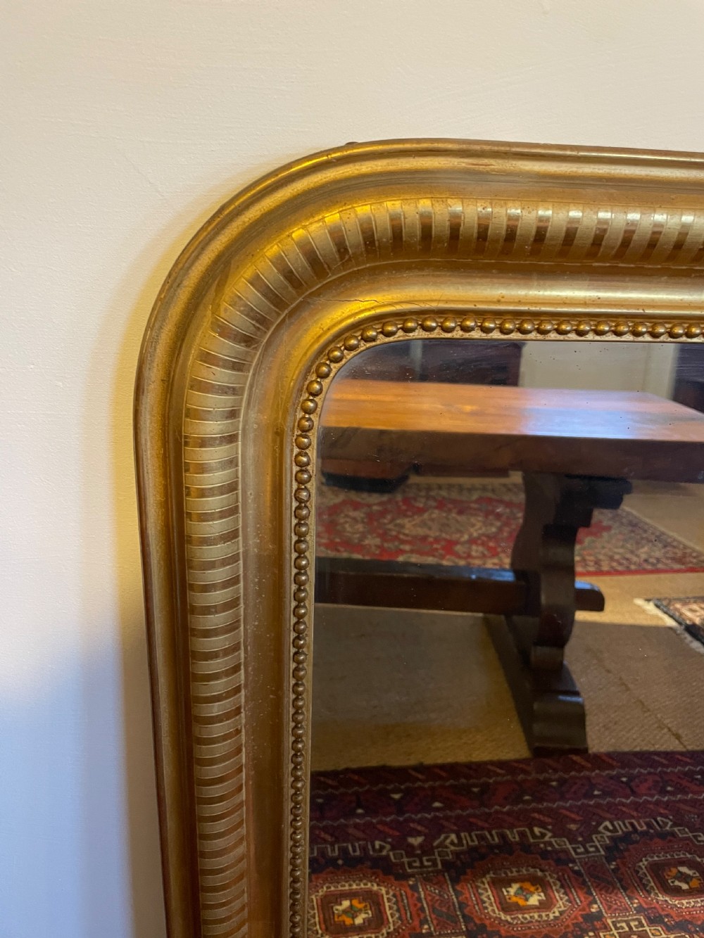 Antique gilt mirror 116 x 80 cms 
 View V