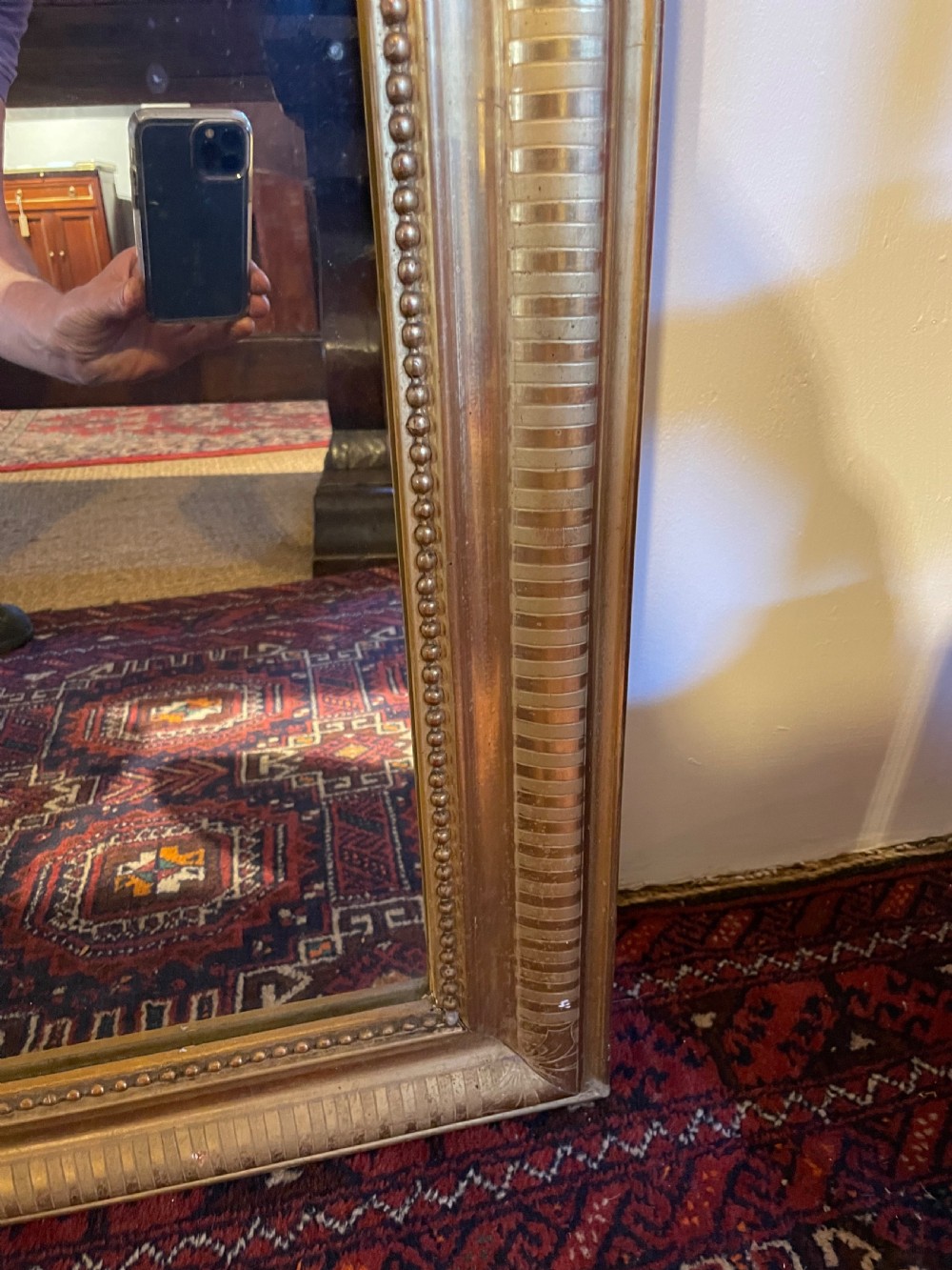Antique gilt mirror 116 x 80 cms 
 View VI