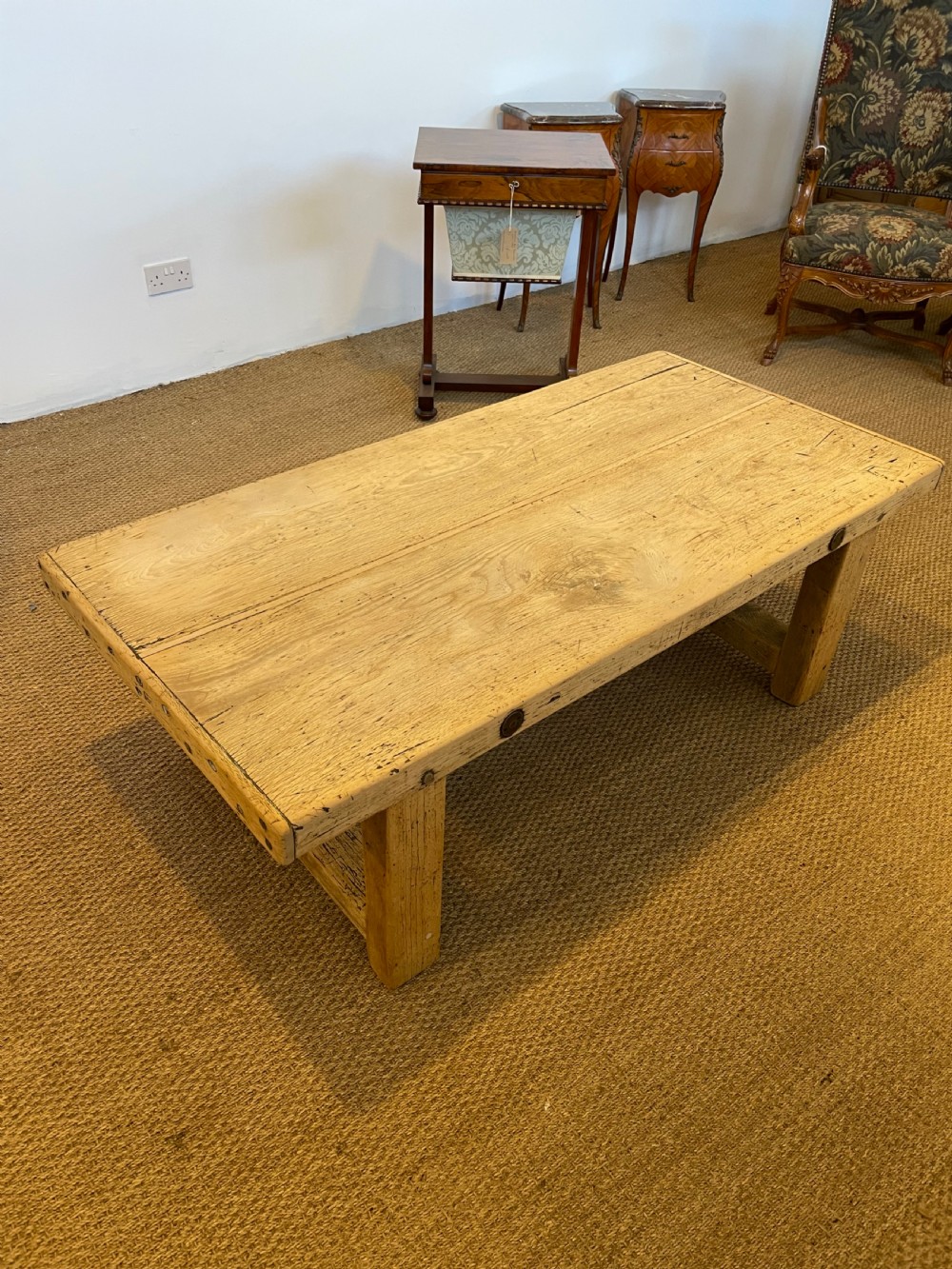 Rustic oak Coffee table  View II