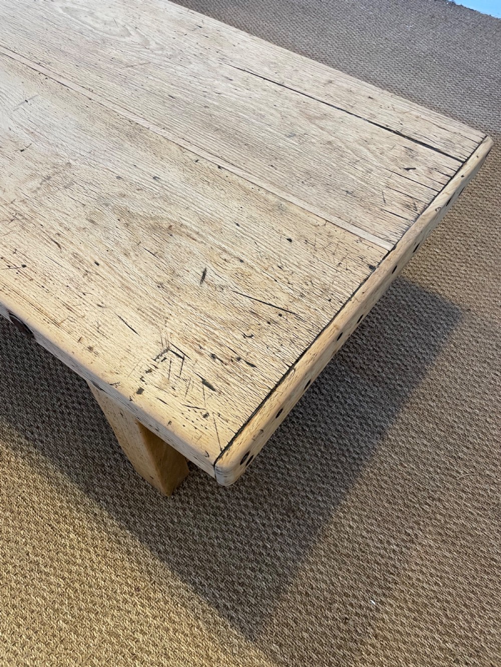 Rustic oak Coffee table  View V