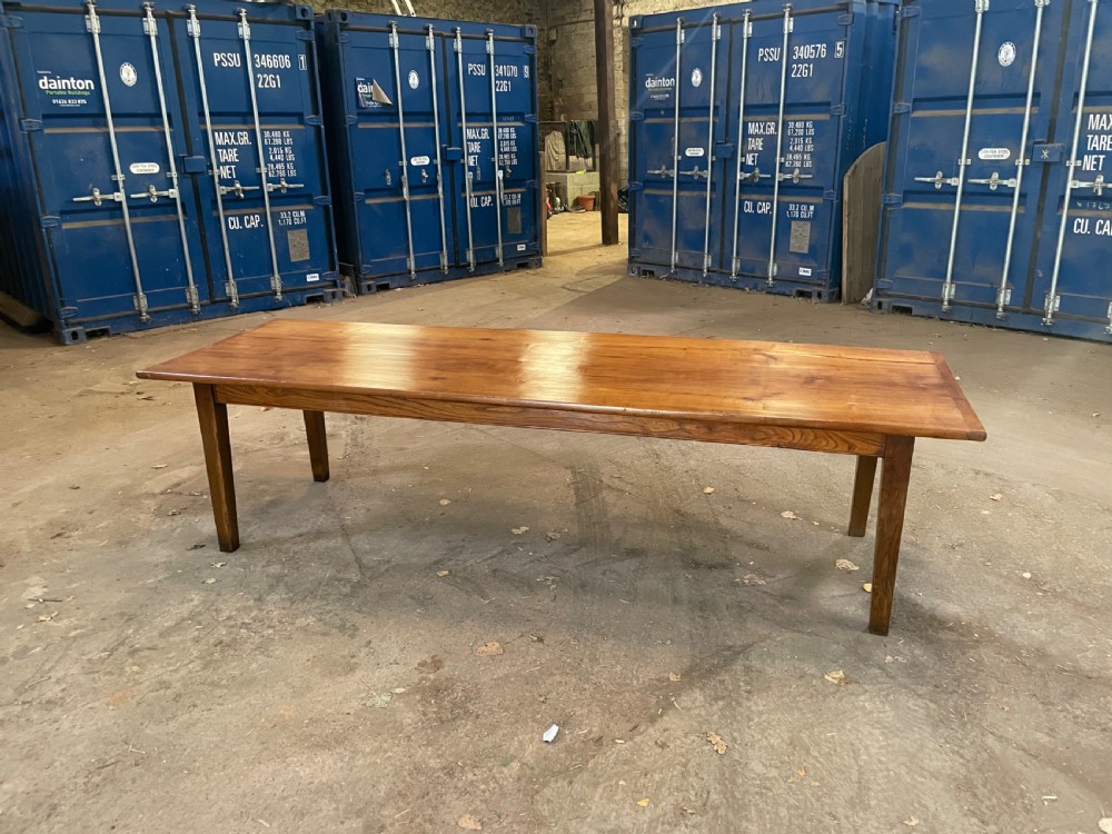 Large cherrywood farm house table 2.9 meters 