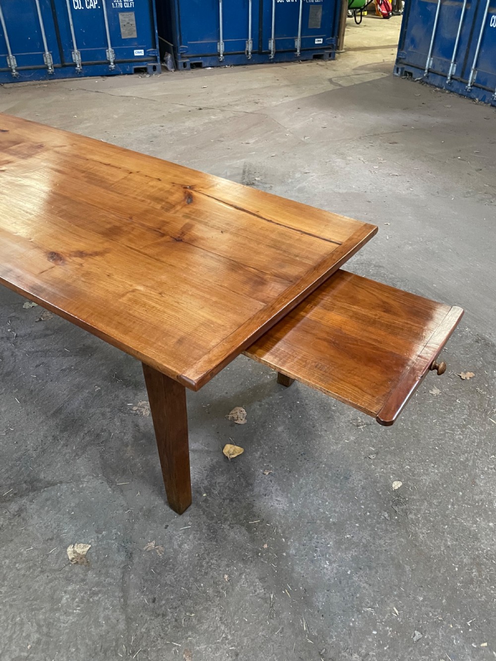 Large cherrywood farm house table 2.9 meters  View II