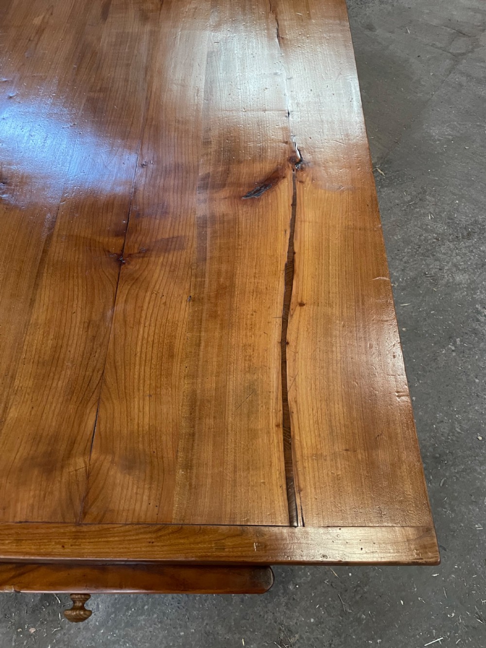 Large cherrywood farm house table 2.9 meters  View III