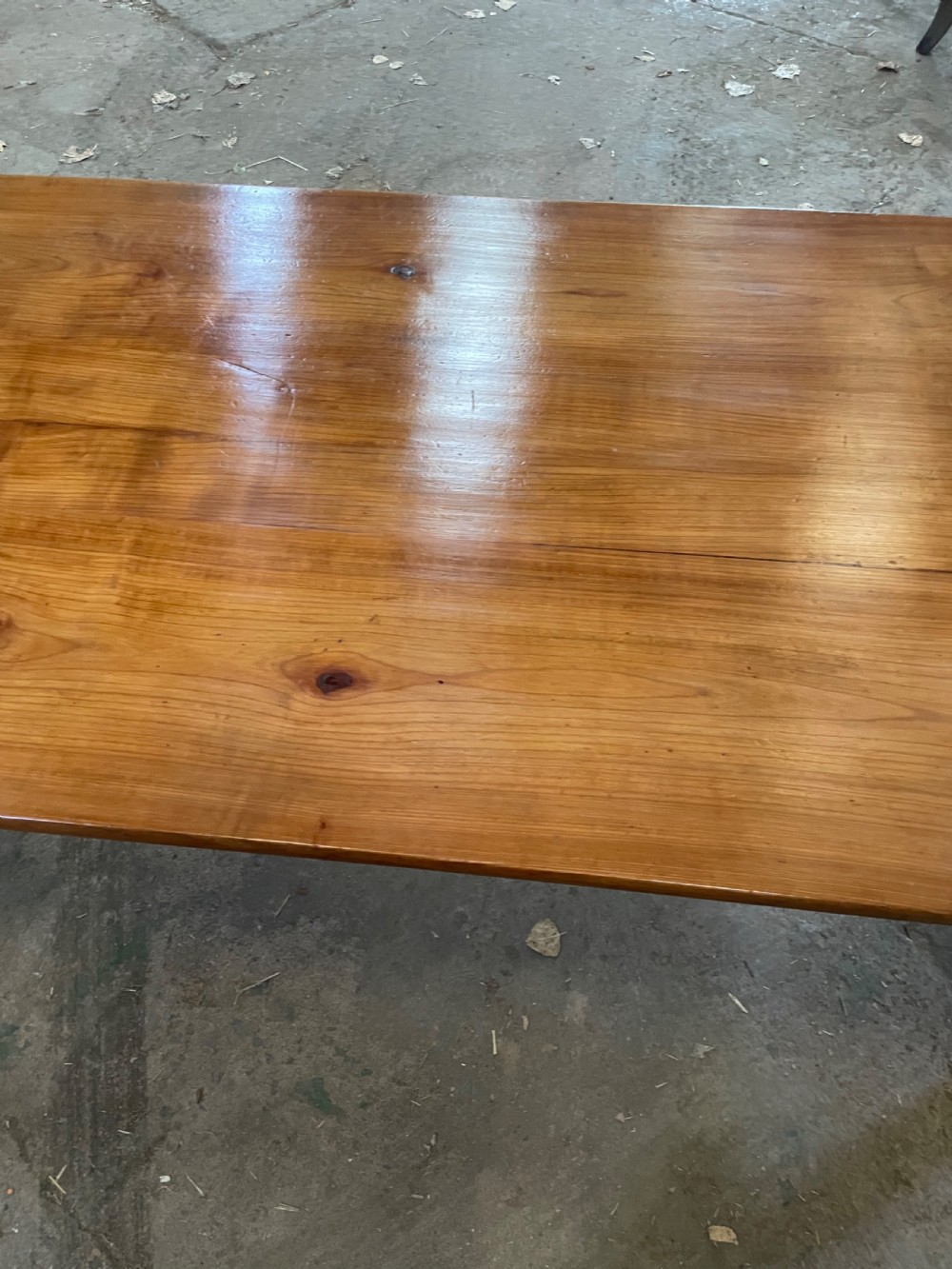 Large cherrywood farm house table 2.9 meters  View V