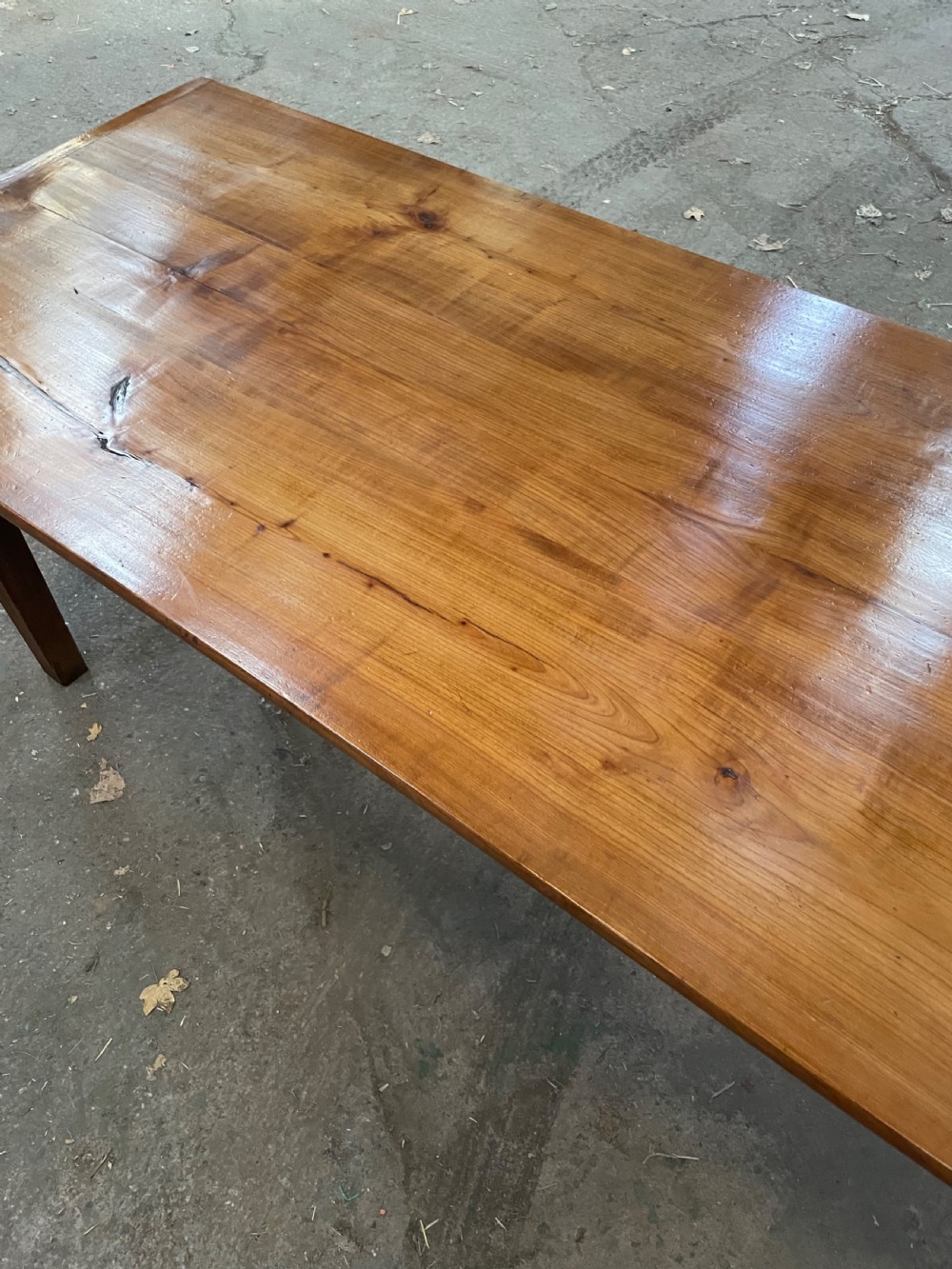 Large cherrywood farm house table 2.9 meters  View VIII