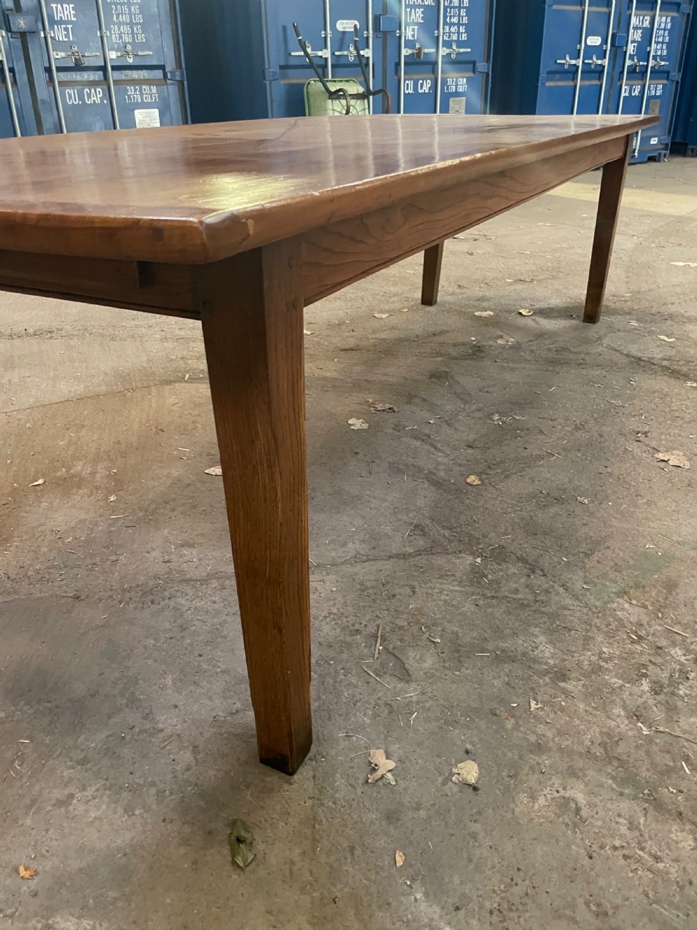 Large cherrywood farm house table 2.9 meters  View XIII