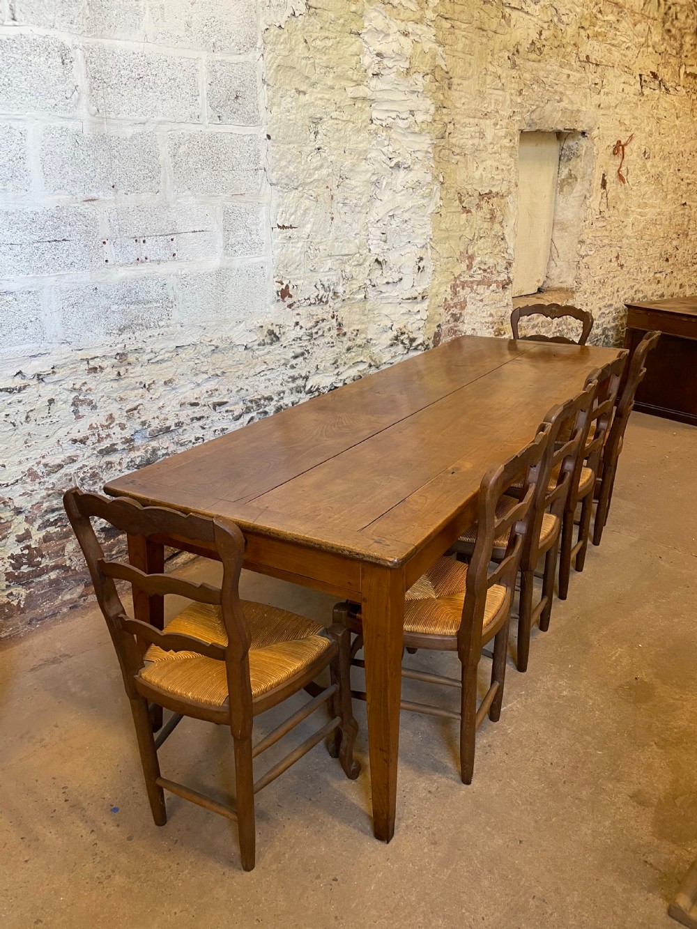 Cherry wood farm house table 10 seater  View VI