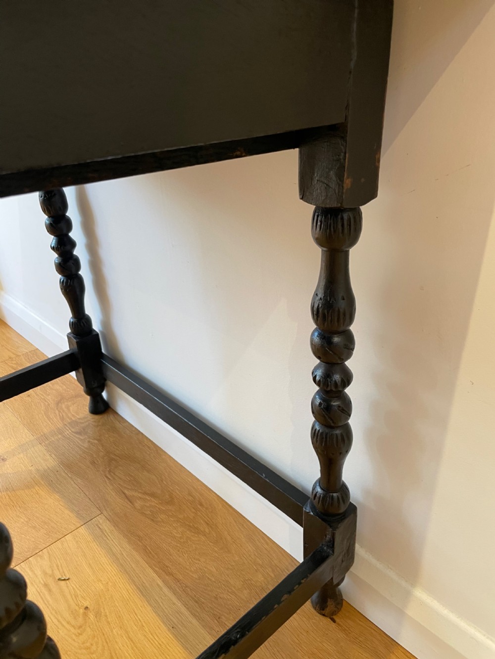 18th century painted oak side table  View VIII