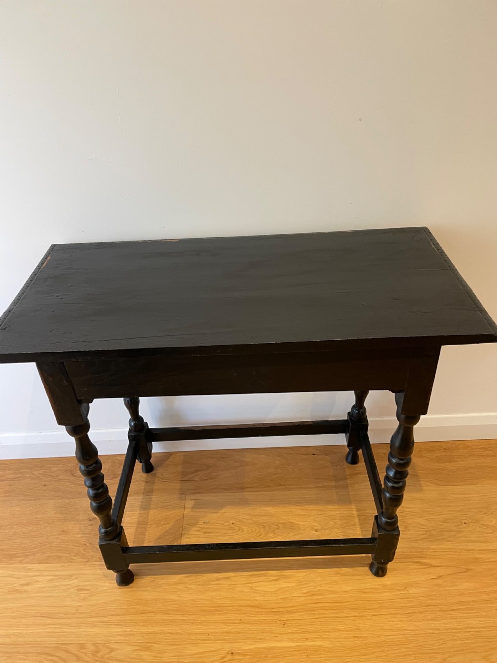 18th century painted oak side table  View IX