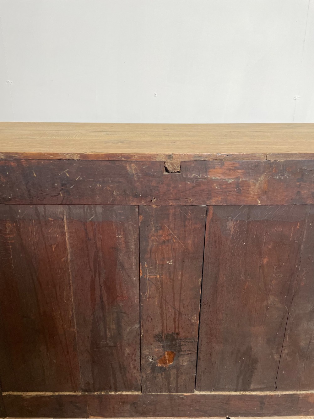 Scrubbed oak 4 drawer commode , chest of drawers  View XIV