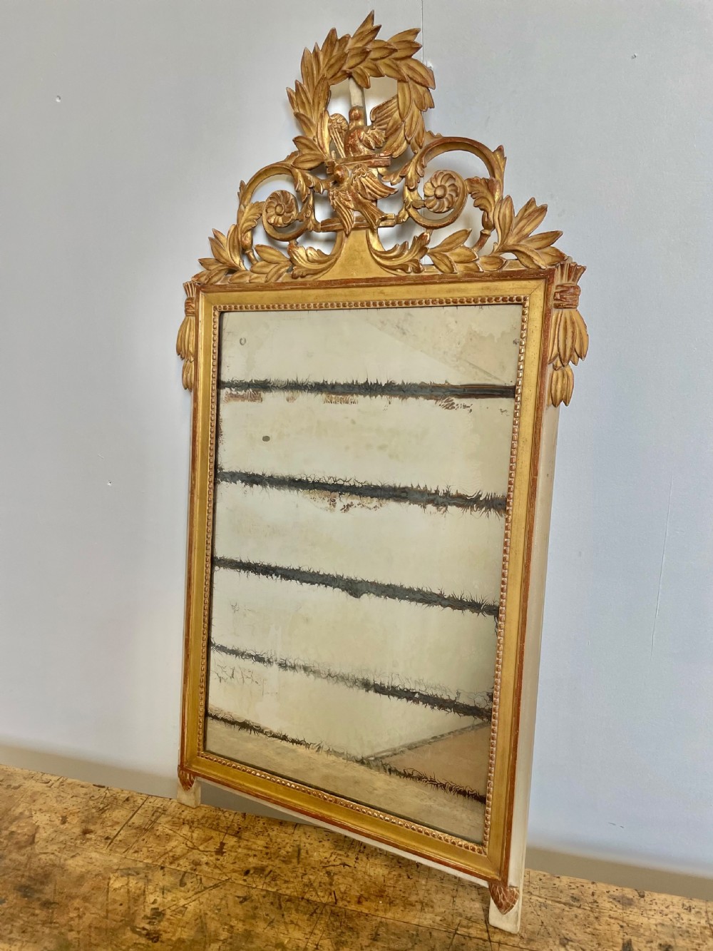 Louis XV style gilt mirror 