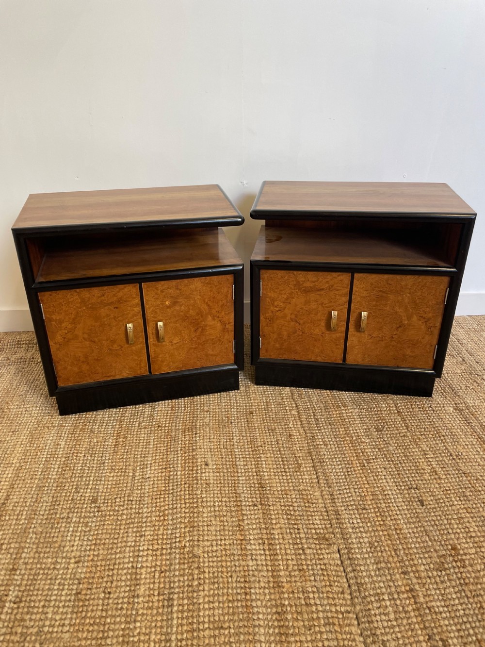 Pair of Art Deco bedside cabinets