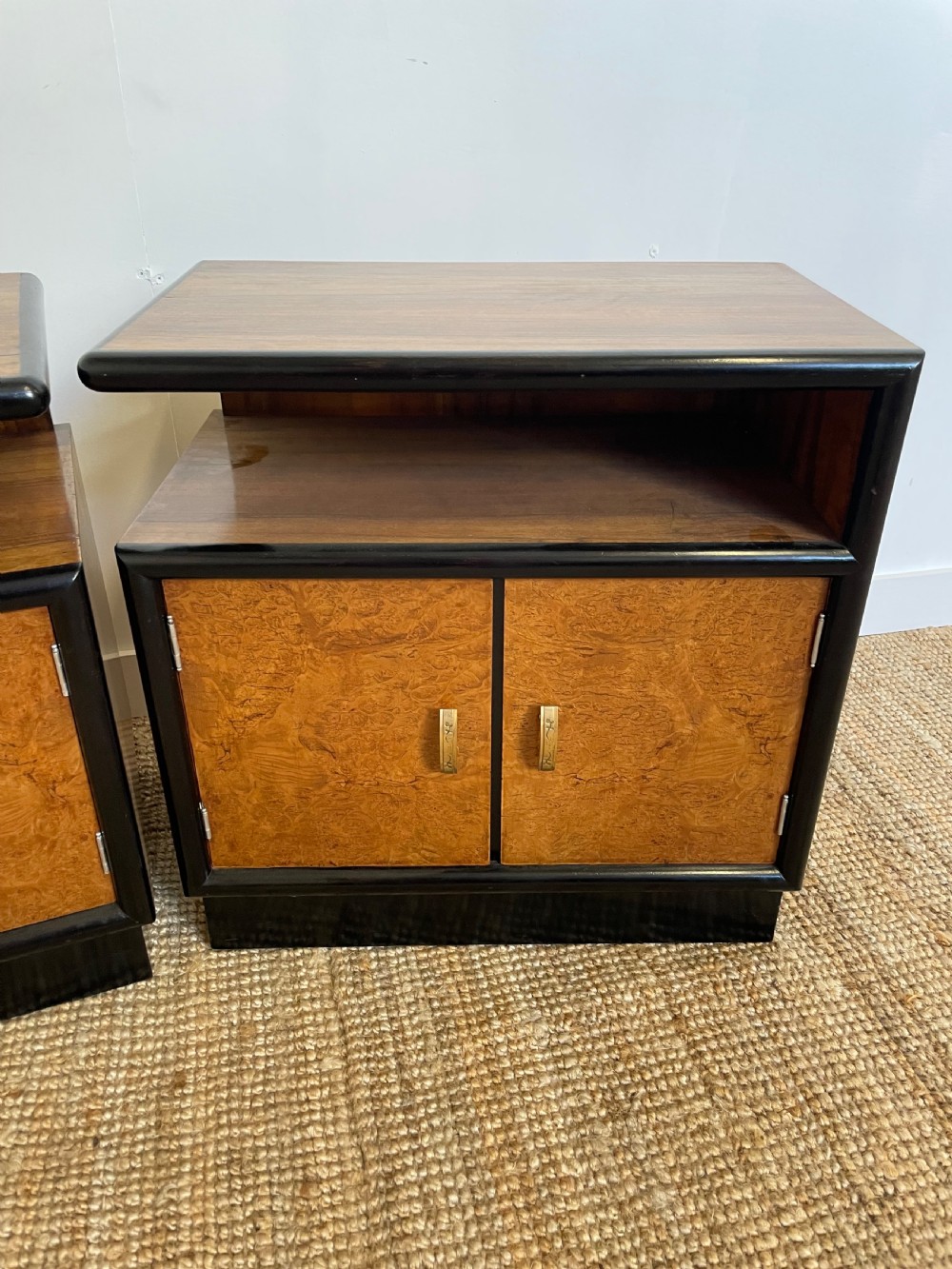 Pair of Art Deco bedside cabinets View II