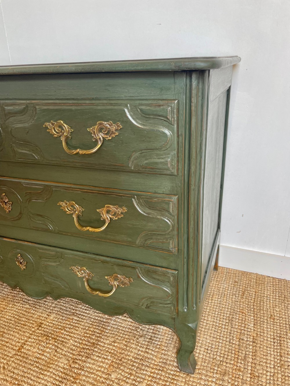 Painted oak commode  View III