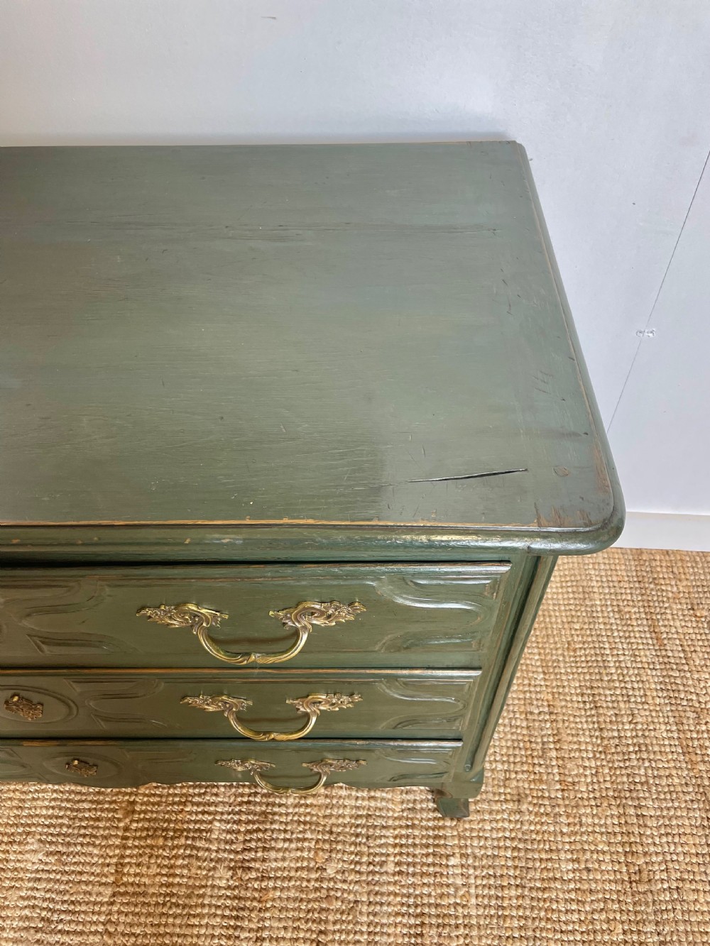 Painted oak commode  View V