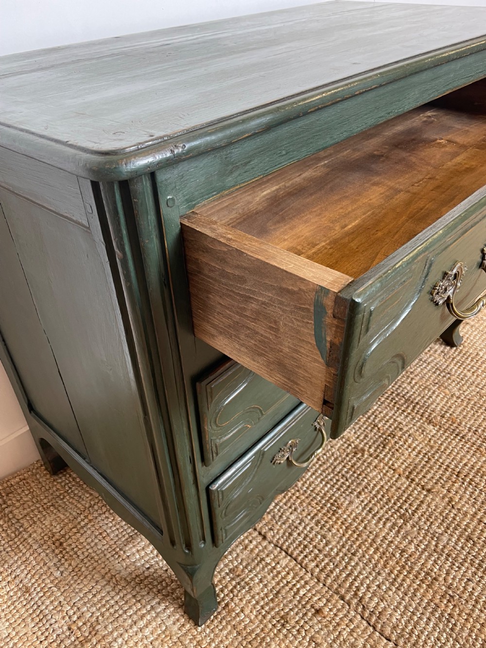 Painted oak commode  View XI