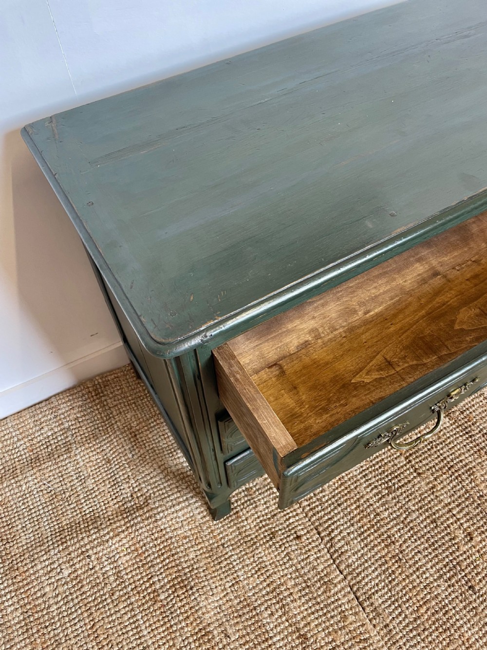 Painted oak commode  View XII