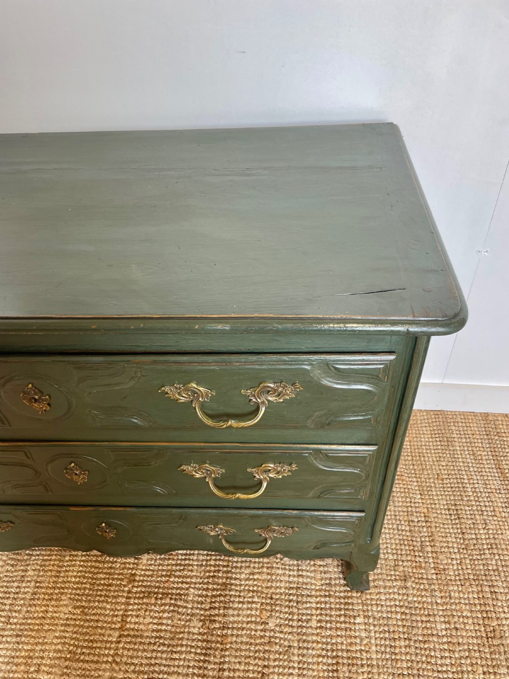 Painted oak commode  View XIII