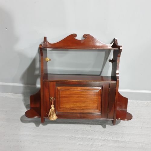 Very Good Mahogany Wall Cabinet