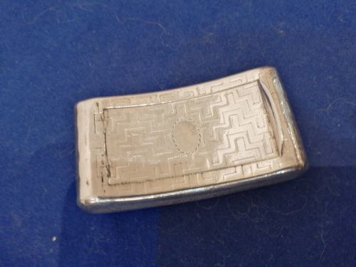 A RARE LATE GEORGIAN TOP QUALITY SILVER SNUFF BOX