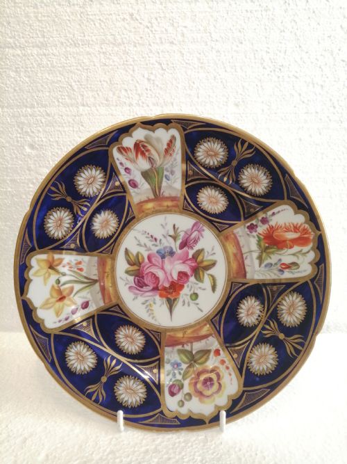 A SUPERB PAIR OF THOMAS PARDOE COALPORT PLATES - ADDITIONAL PHOTO 1