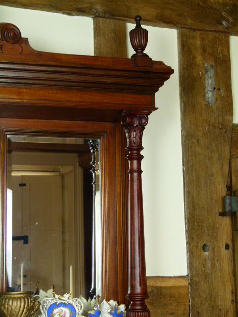 fig 4. Victorian Carved Walnut Mirror-Back Sideboard