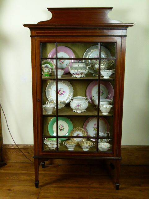 fig 1. Edwardian Mahogany Display Cabinet