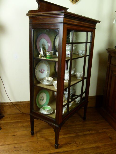 fig 2. Edwardian Mahogany Display Cabinet