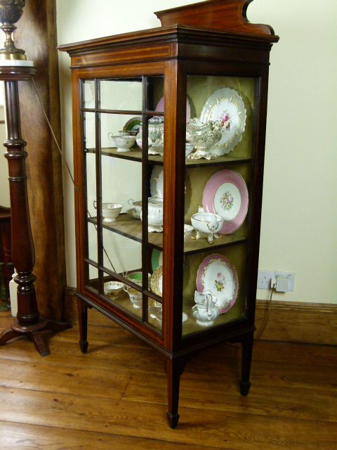fig 3. Edwardian Mahogany Display Cabinet