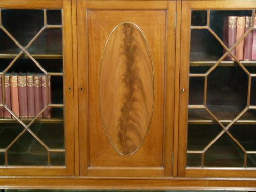 fig 1. 1920`s Mahogany Georgian Style Dwarf Bookcase