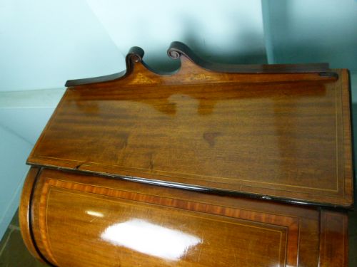 fig 5. Edwardian Ladies Mahogany Cylinder Bureau 
 