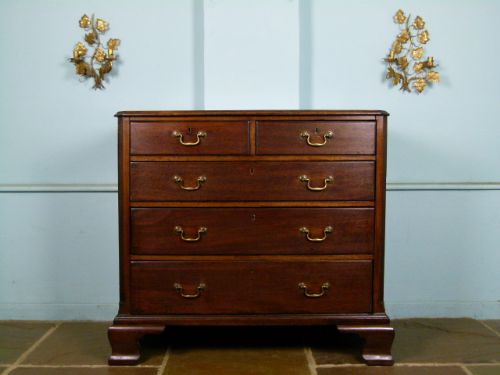 fig 2. Charming Georgian Oak Chest Of Drawers
 