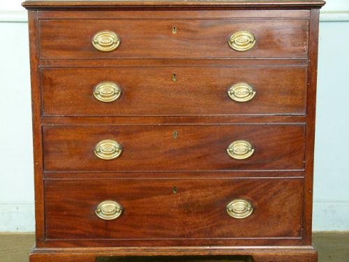 fig 2. Elegant Georgian Mahogany Commode Side Table Cabinet