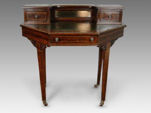 Edwardian Rosewood Desk Writing Table