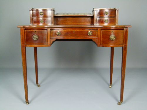 Edwardian Maple & Co Desk Writing Table