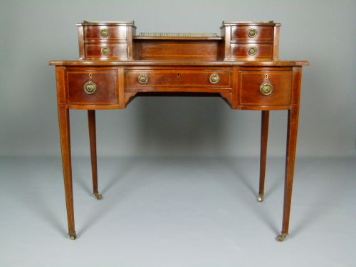 fig 1. Edwardian Maple & Co Desk Writing Table 